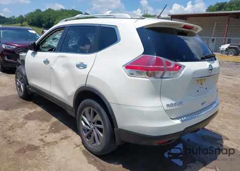 2016 Nissan Rogue Sl из США, поврежденный, VIN JN8AT2MV2GW141886